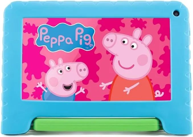 Tablet Infantil Peppa Pig com Controle Parental 4GB RAM + 64GB + Tela 7 pol + Case