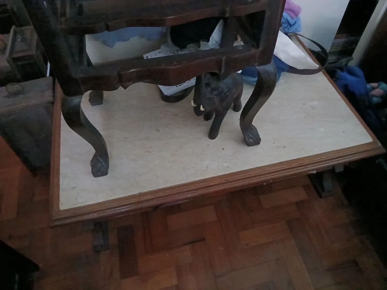 Mesa de Centro em Mármore Gelo 1.10 × 70 