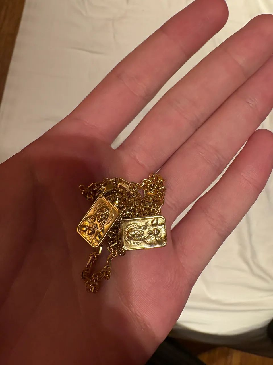 Escapulario ouro 18k - Foto 4