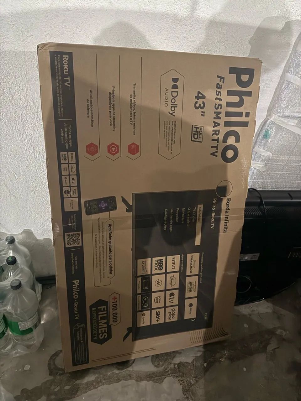 SmartTv Philco 43Polegadas NUNCA USADA COM TELA QUEBRADA