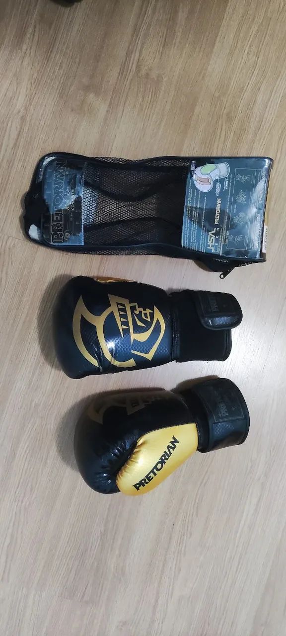 Luva de boxe Pretorian Black Line 12 oz - Foto 2