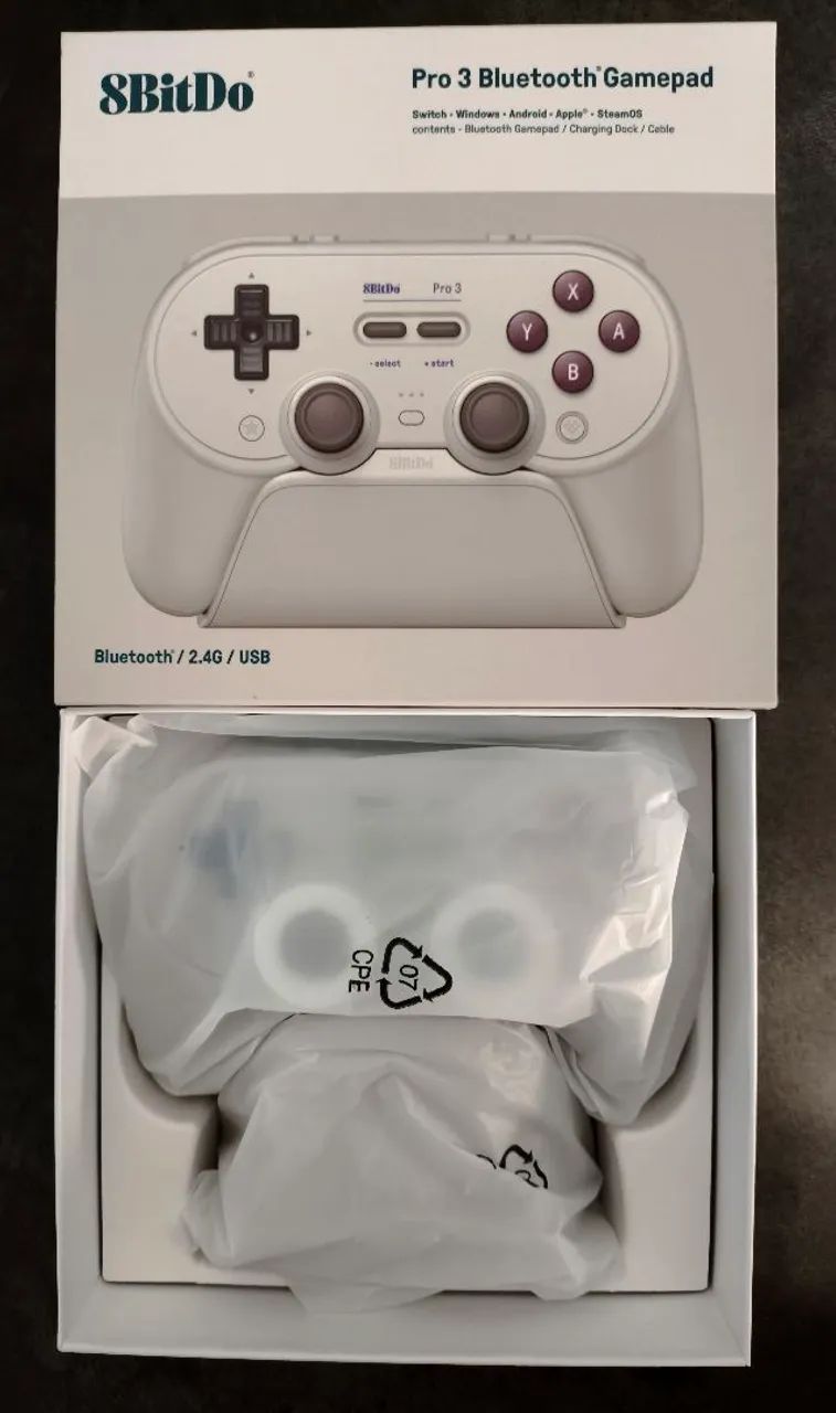 Controle 8bitdo Pro 3 TMR  para PC Nintendo switch 1 e 2 Android e ios. - Foto 2