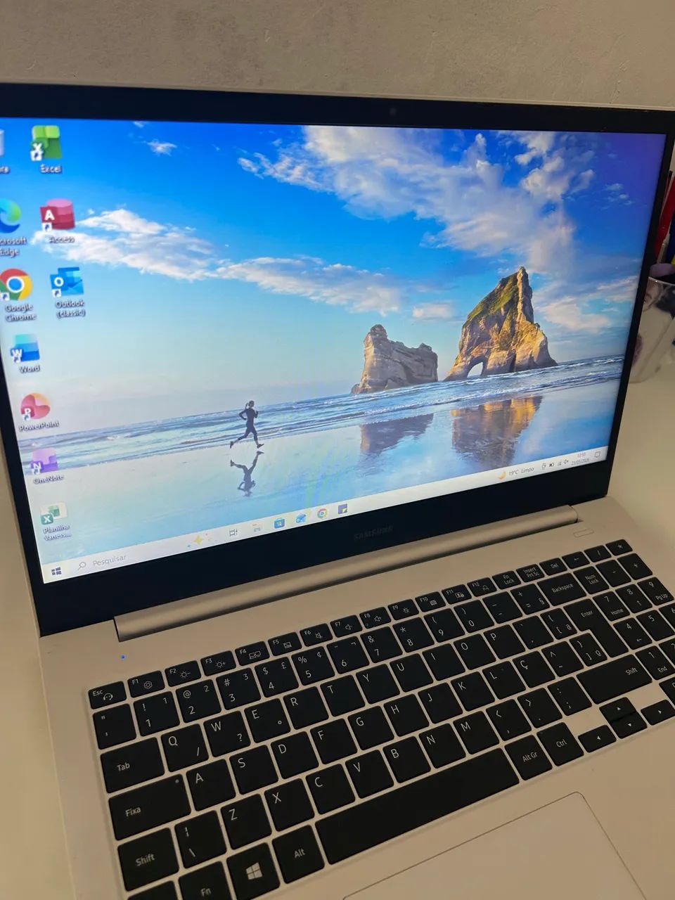 Notebook Samsung E20 branco - Foto 5