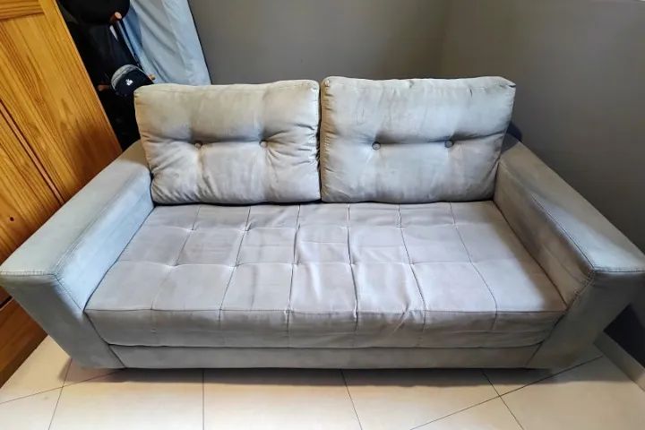 Sofá 2 Lugares Confortável | Suede | Ótimo Estado - Foto 5