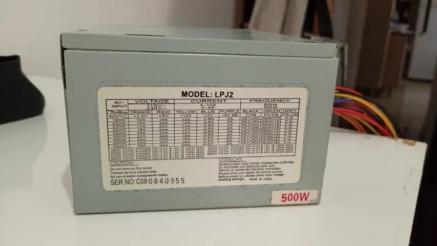 FONTE 500W BIVOLT - Foto 2
