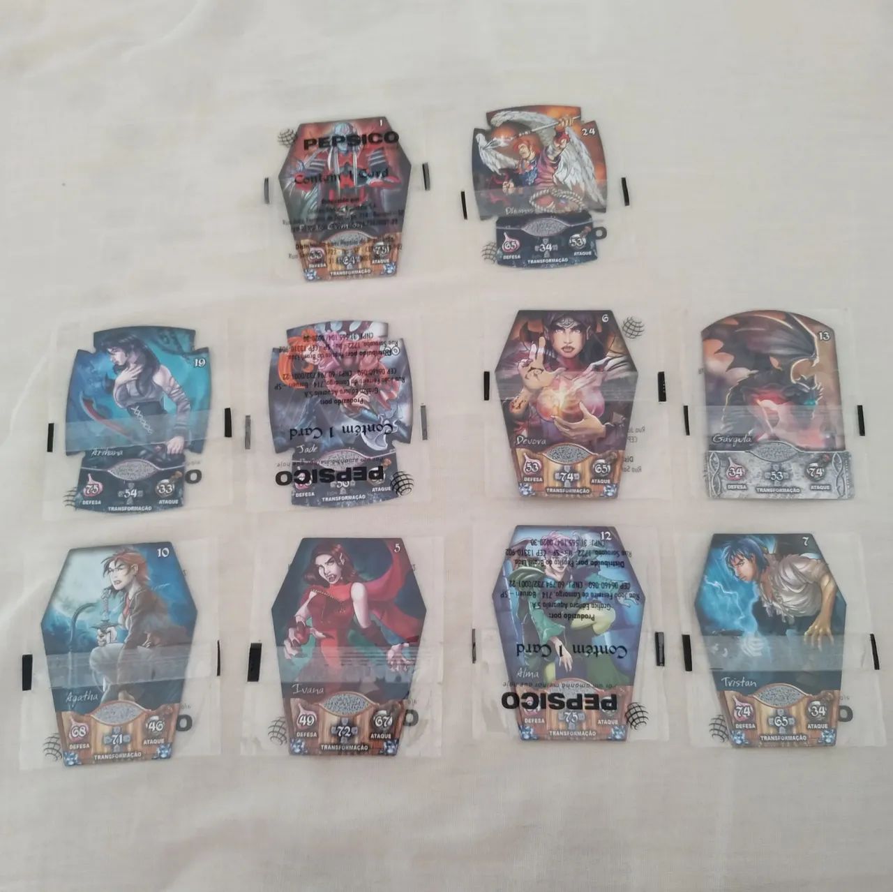 Lote Vampiros Elma Chips lacrados
