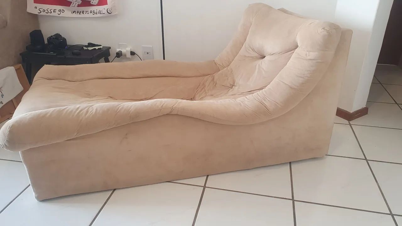 Chaise Suede com cupim - Foto 2