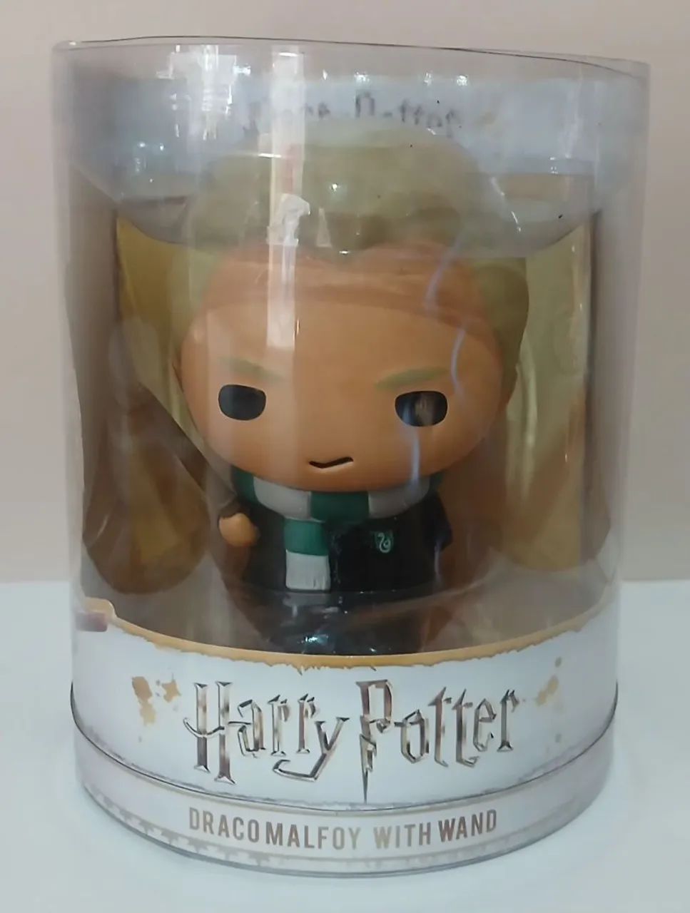 Boneco harry potter draco malfoy com varinha