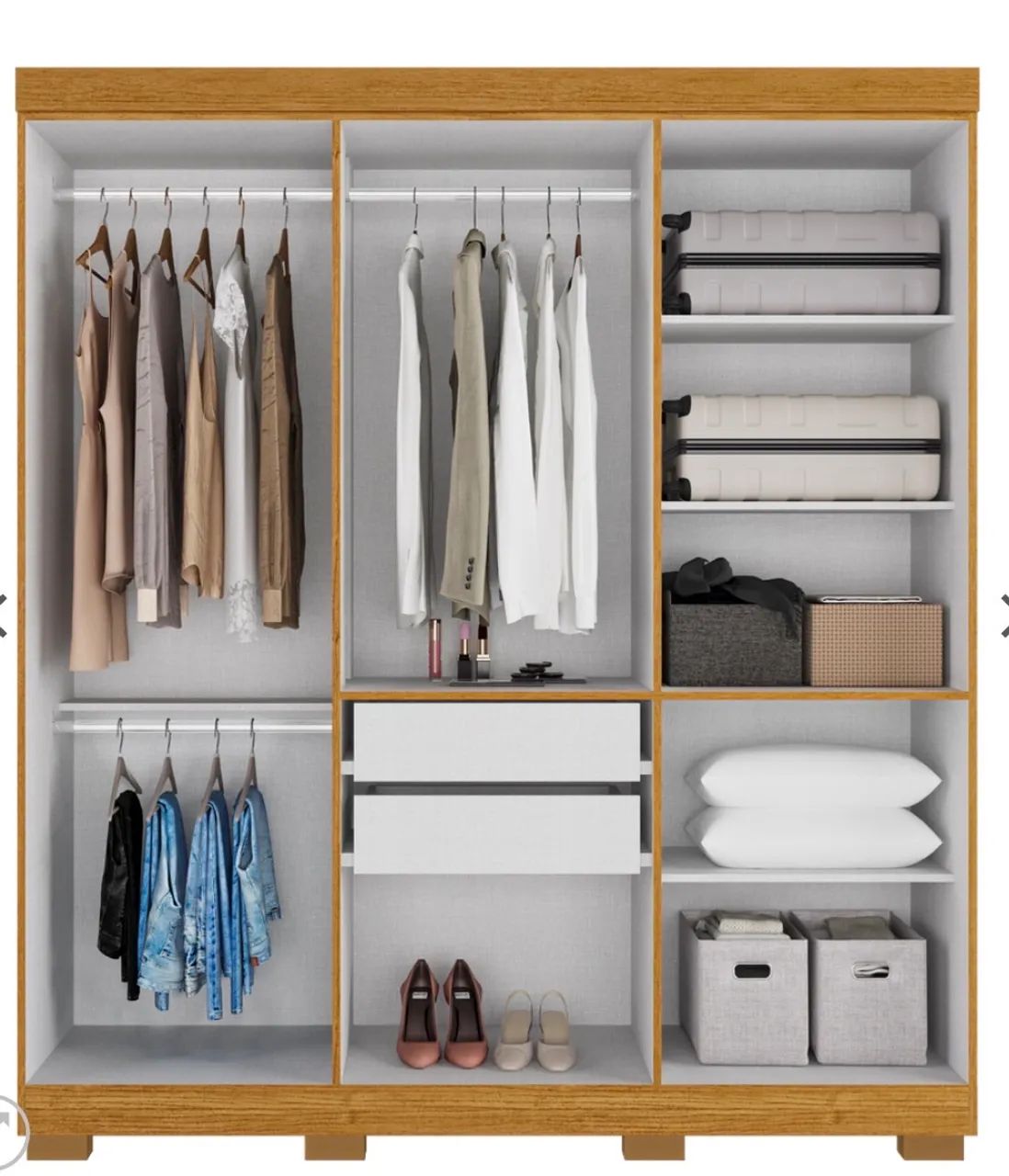 Guarda-Roupa Duo Line 180 - Foto 2