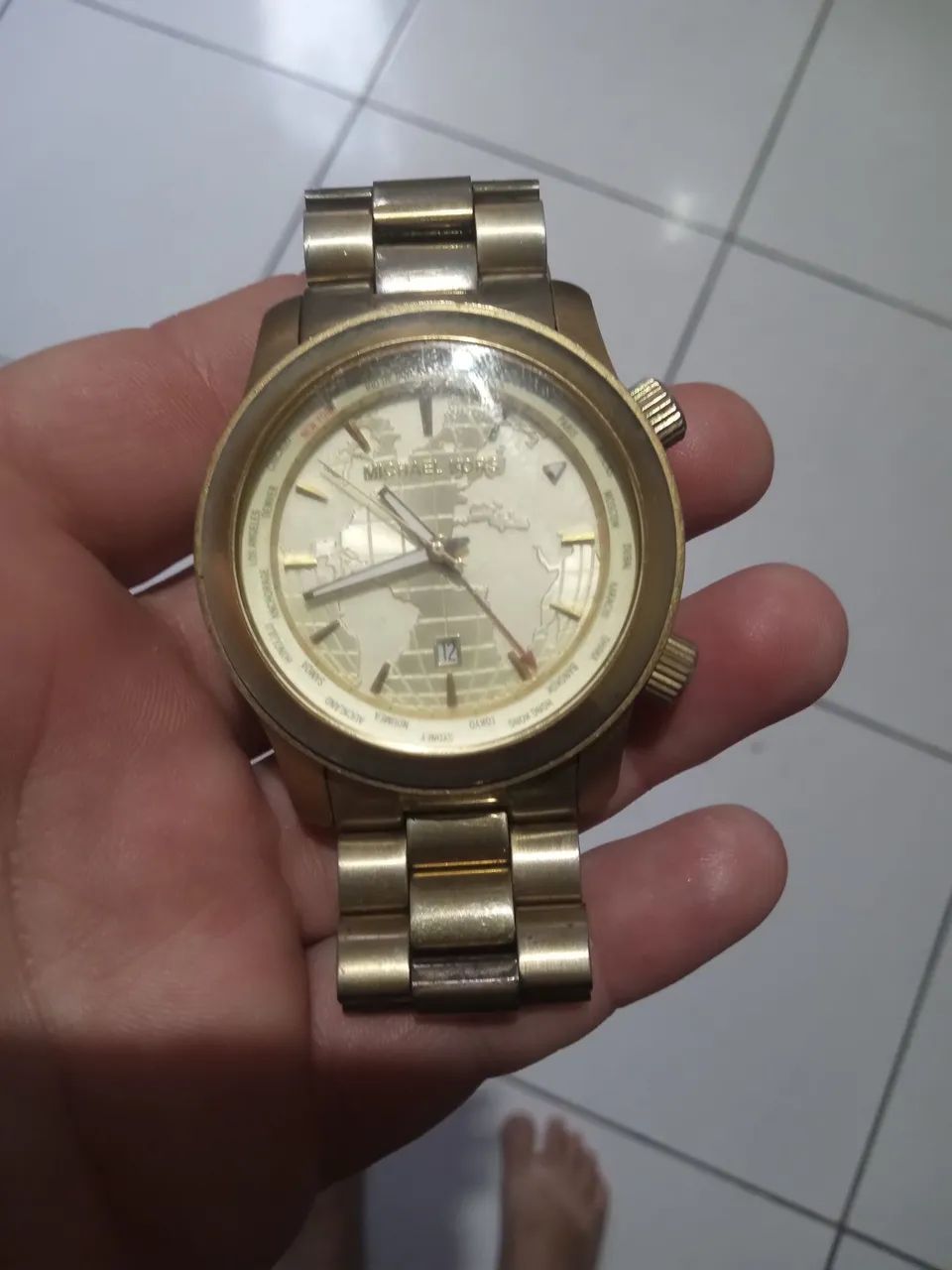 relógio  Michael Kors Runway World Map MK5960