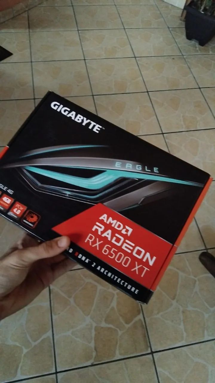 RX 6500 XT EAGLE GIGABYTE 4 GB VRAM