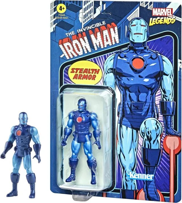Hasbro - Marvel Legends Retro: O Invencível Homem de Ferro  (Iron Man)