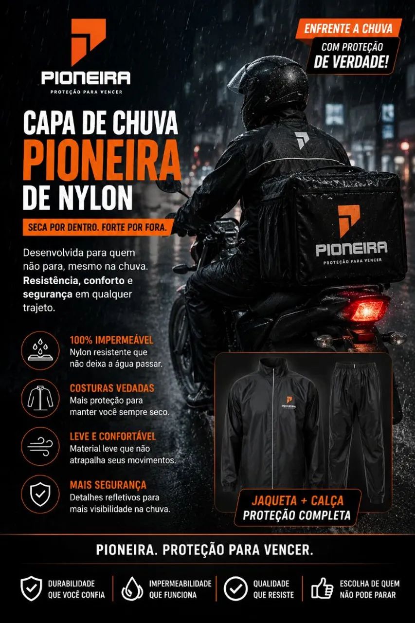 Capa de chuva pioneiro