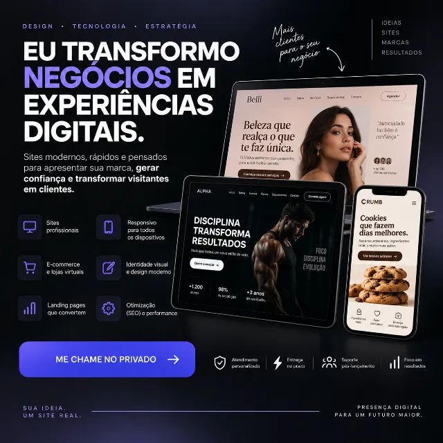 ? Seu negócio ainda não tem um site profissional?