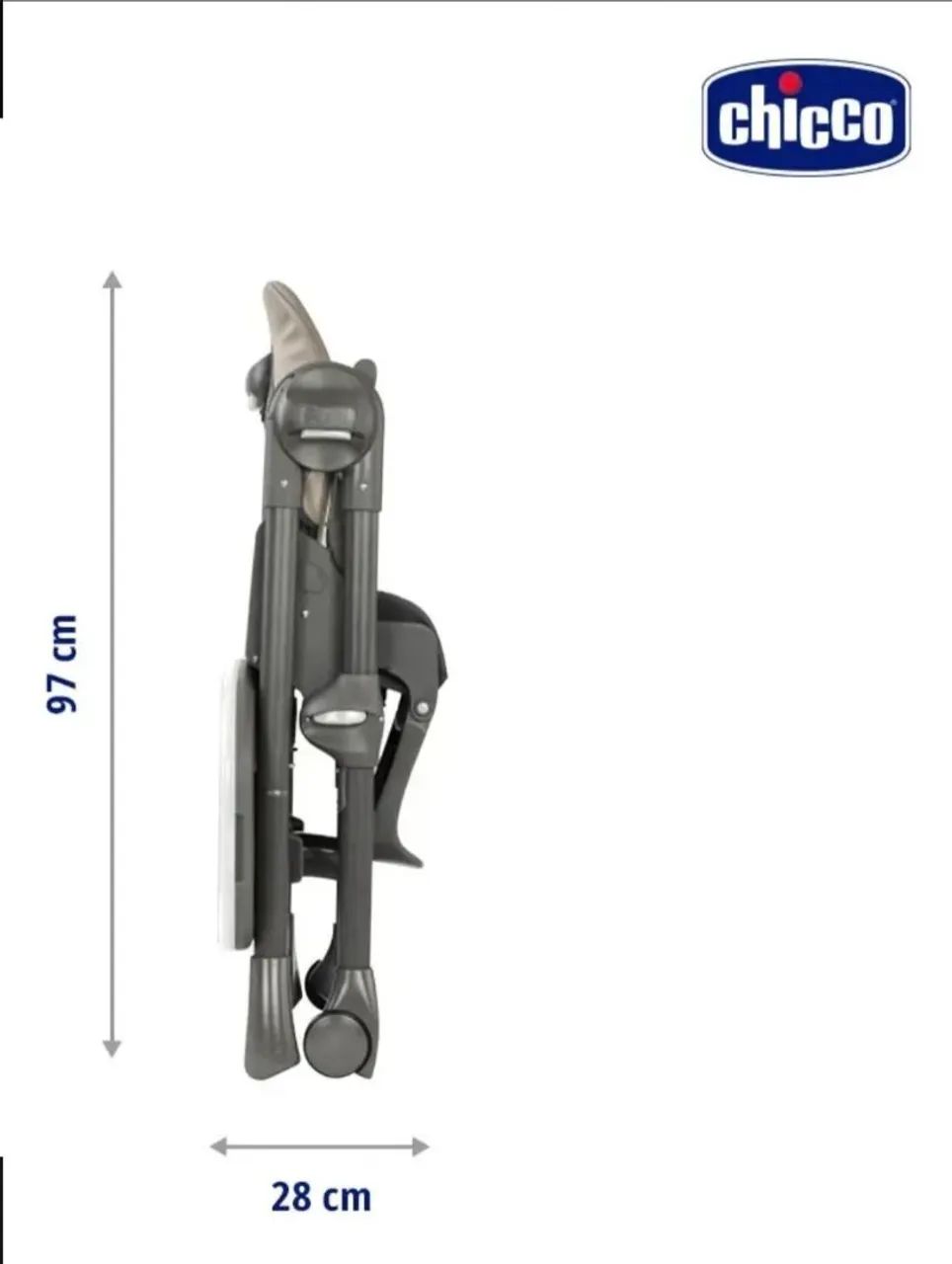 Cadeira de alimentação Chicco Polly - Foto 3