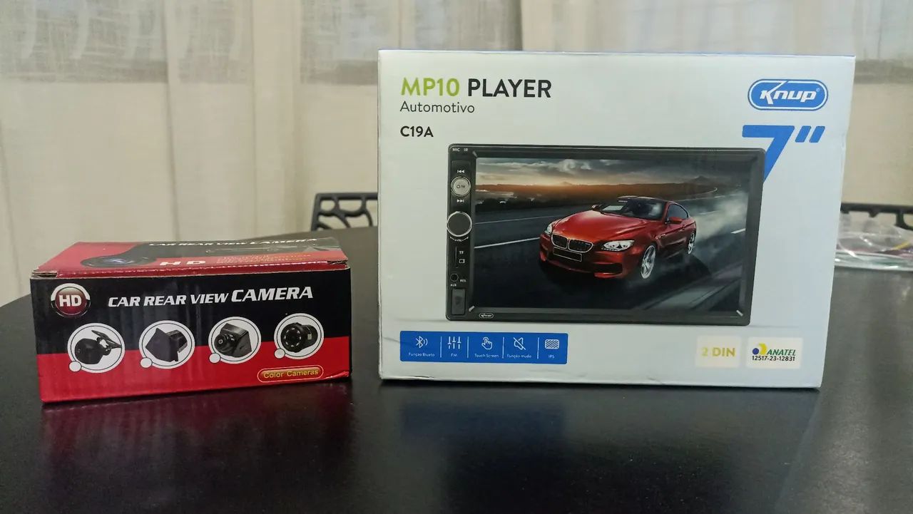 Multimidia touch MP5 bluetooth+câmera de ré (lacrado) - Foto 4