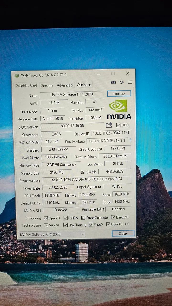 Placa de vídeo RTX 2070 EV3A 8gb - Foto 4