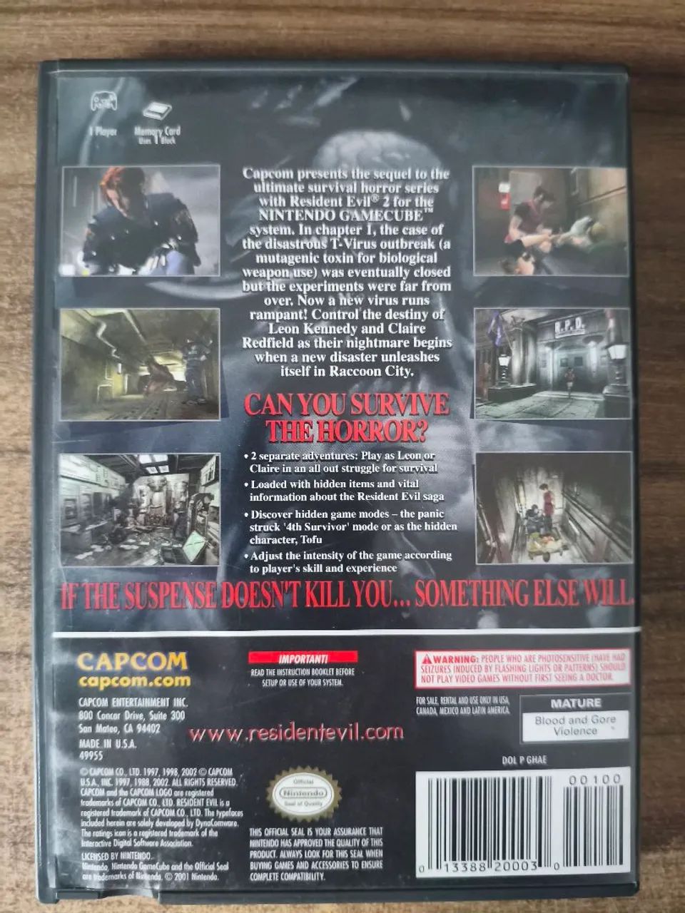 Resident Evil 2 Gamecube RARO - Foto 2
