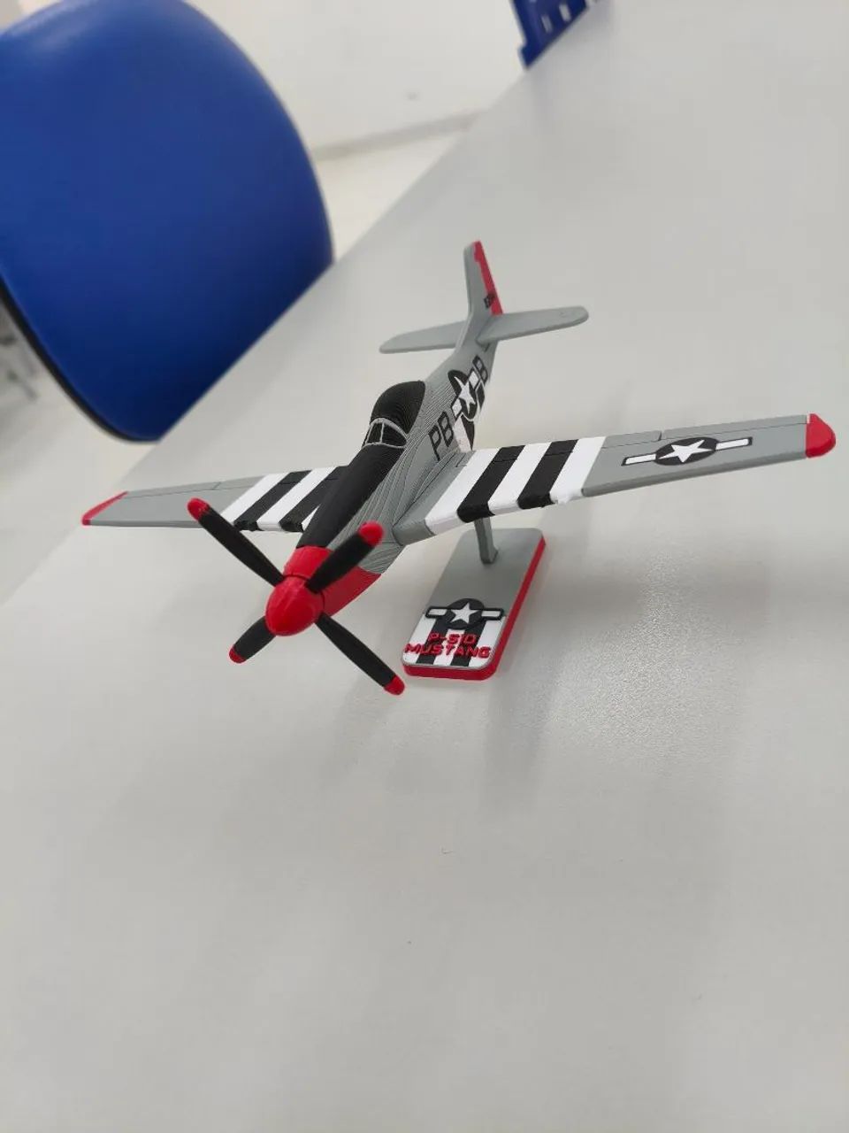 Kit de Cartão - Avião P-51D Mustang - Foto 2