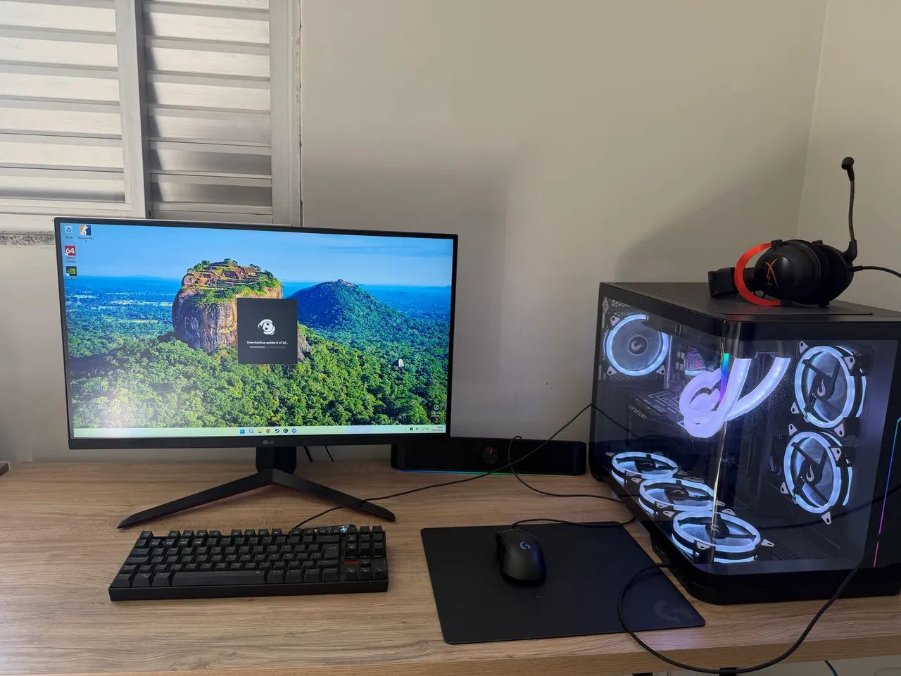PC Gamer Completo RTX 4060 + Ryzen 5 7600 | Monitor 144Hz + Periféricos ? Pouquíssimo Uso - Foto 2