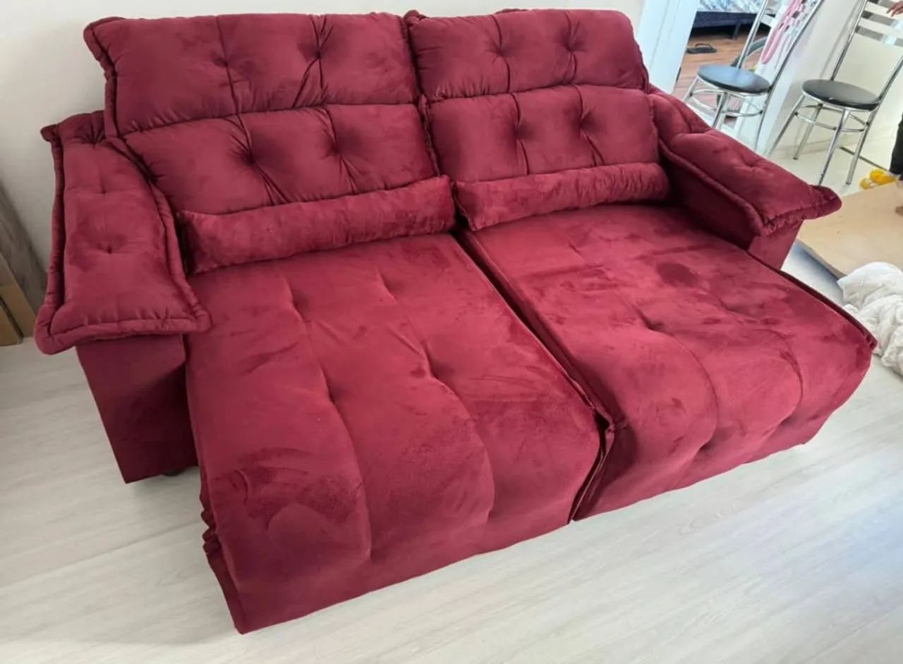 PROMOÇÃO estofados retrátil e reclinável 2,10m - Foto 5