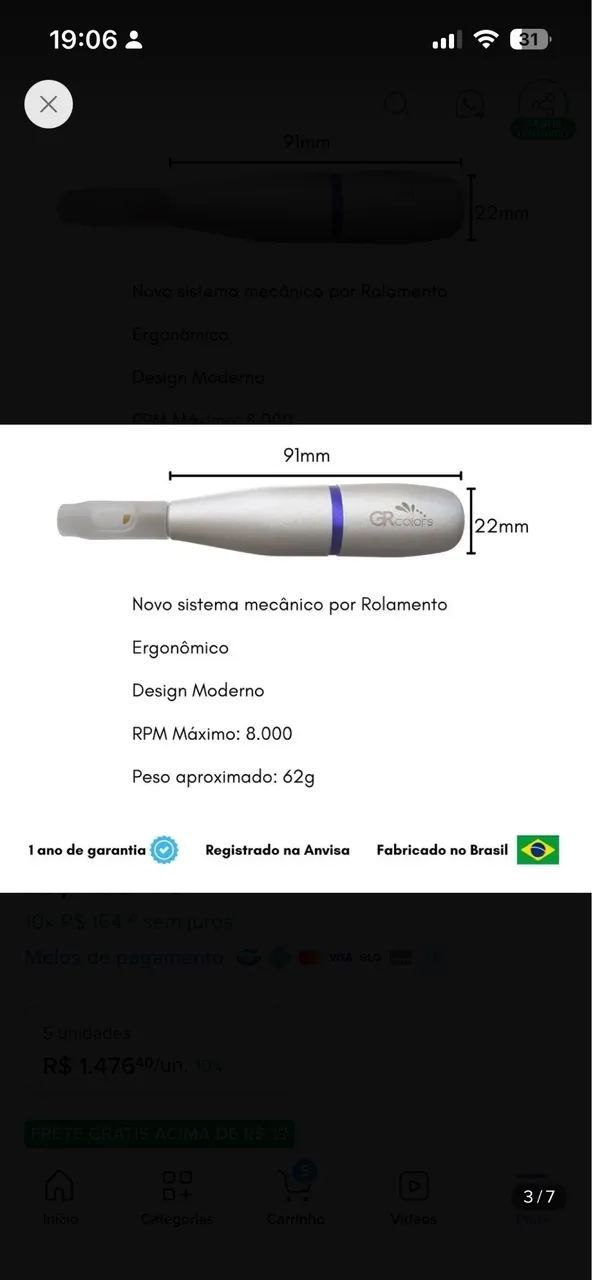 Dermografo para Micropigmentação  - Foto 3