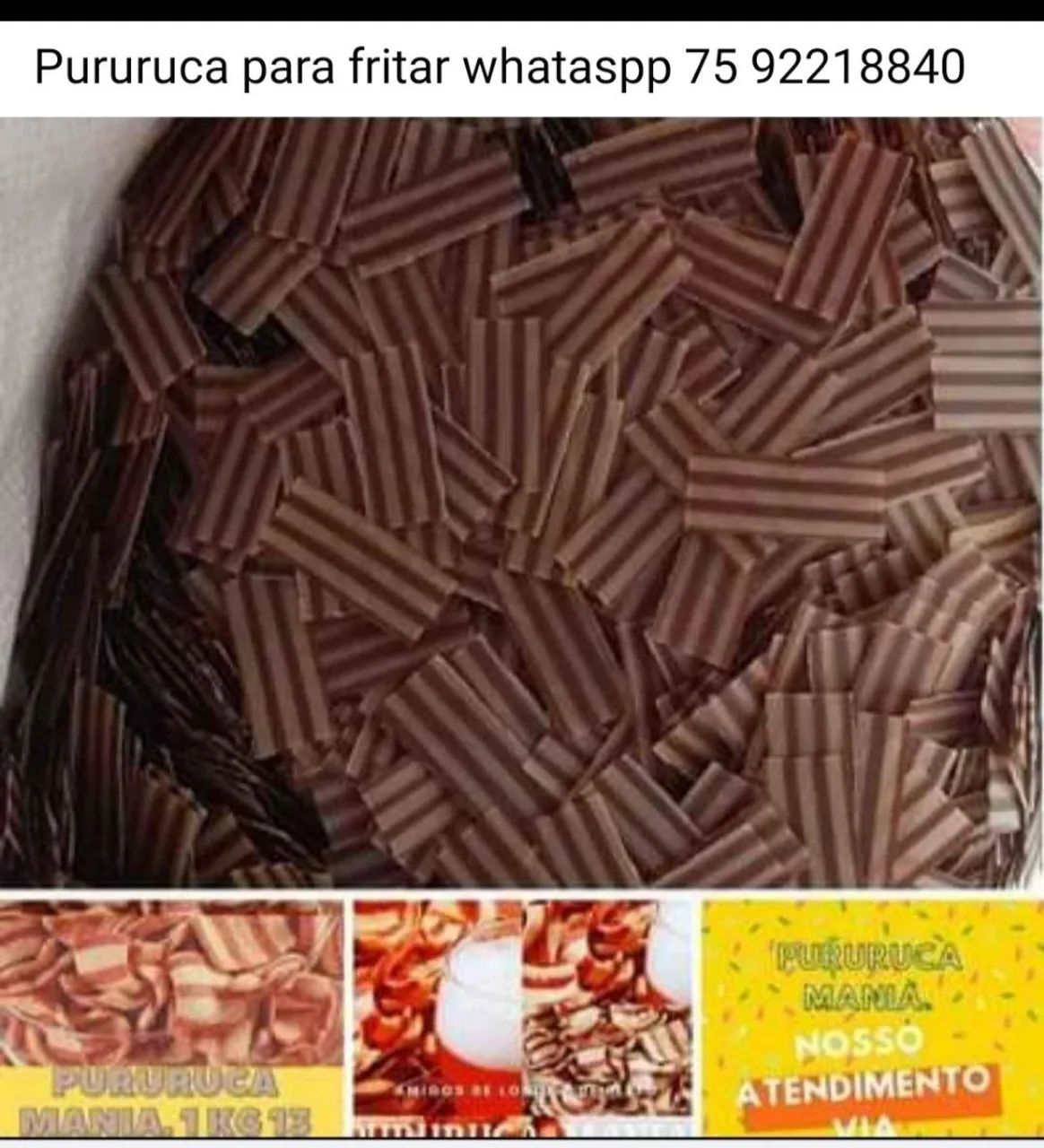 Pururuca para fritar whataspp * 