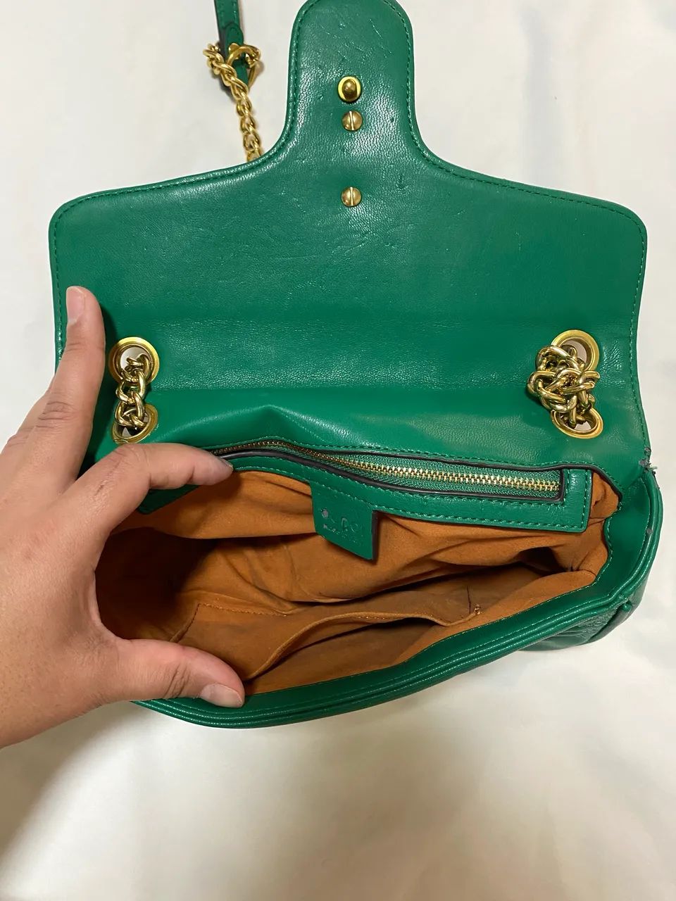 Bolsa verde Marmont Gucci - Foto 5