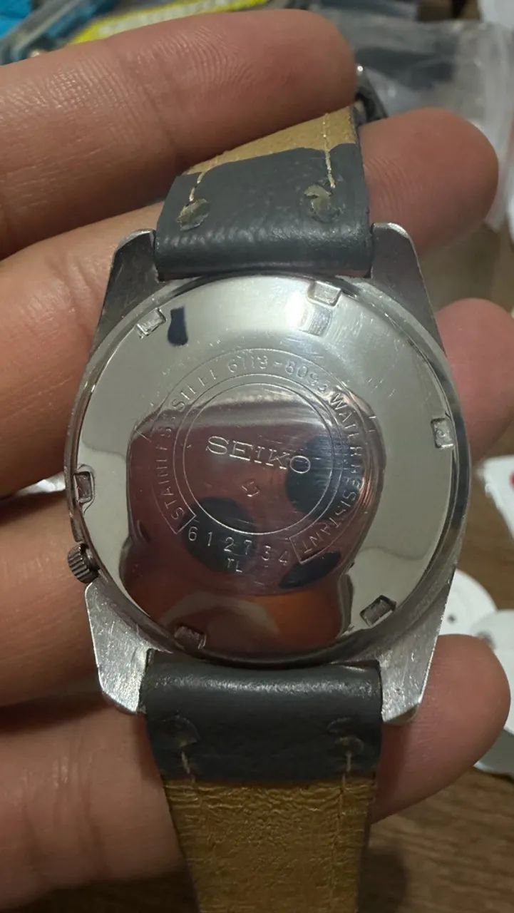 Relógio seiko vintage 6119 automático  - Foto 4