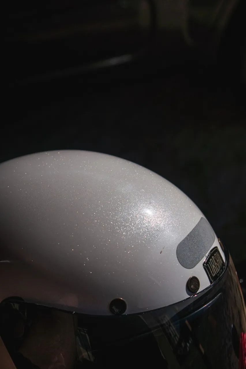 Capacete Urban Cafe Racer White - Foto 4