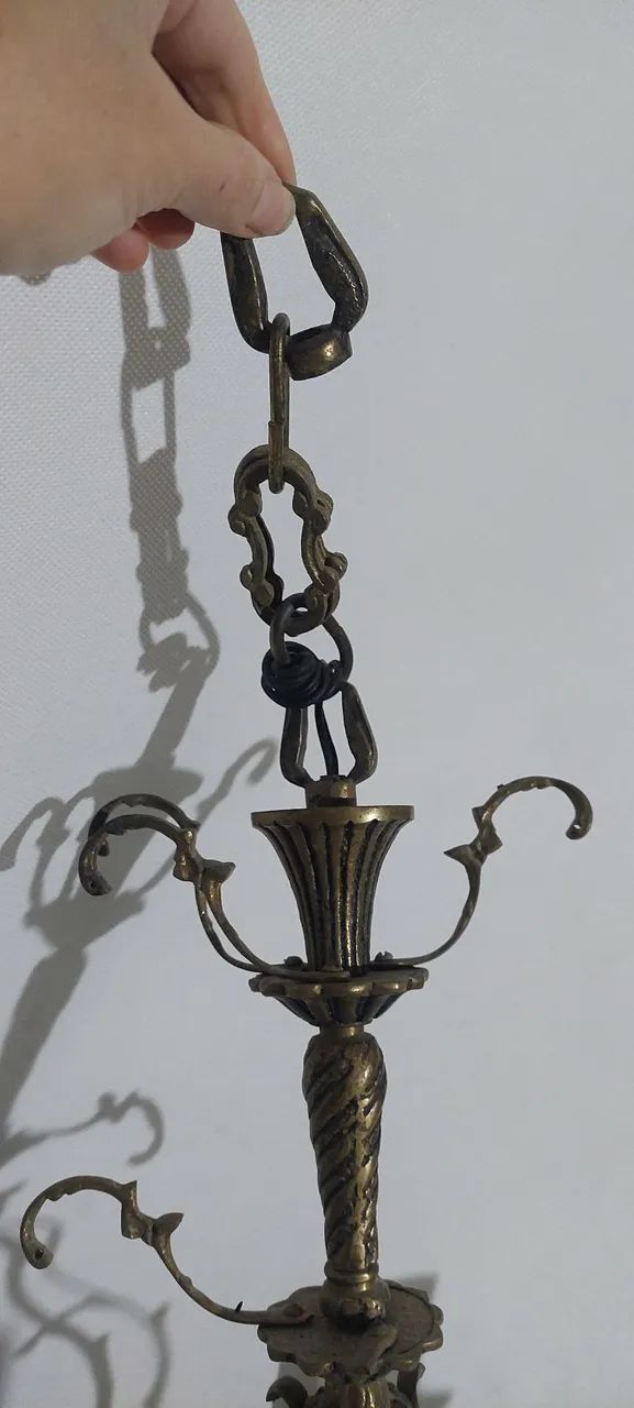 Lustre Bronze Luiz XV  - Foto 2