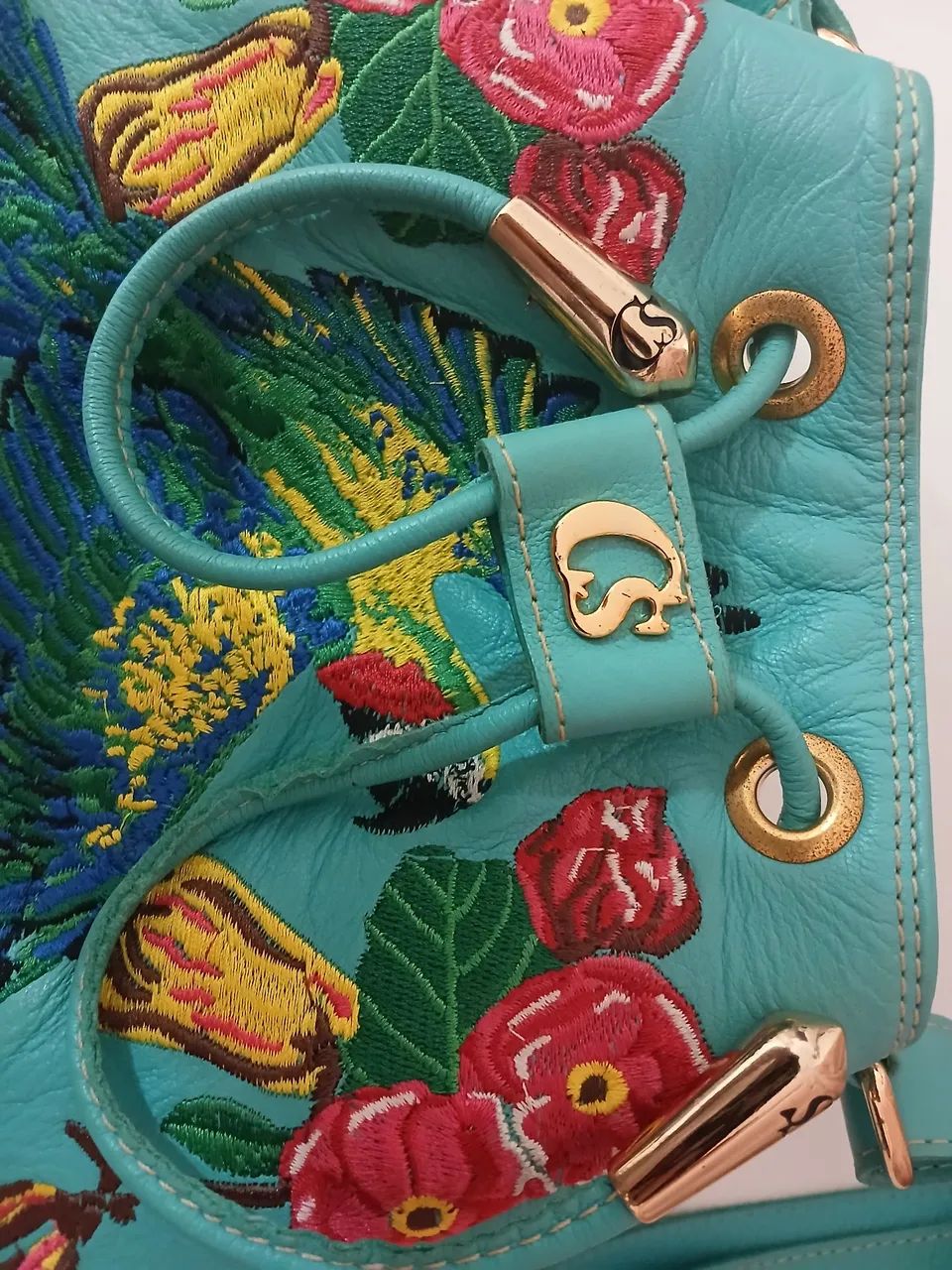 Bolsa carmen steffens bordada original  - Foto 4