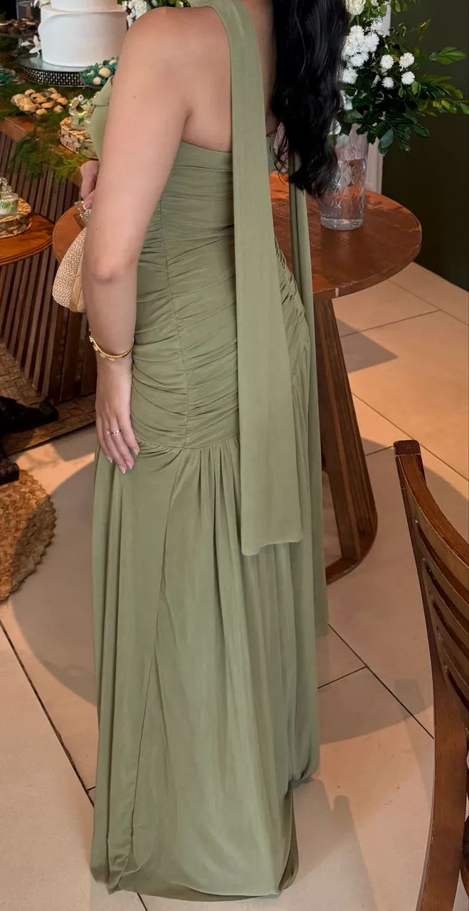 Vestido de festa verde  - Foto 2