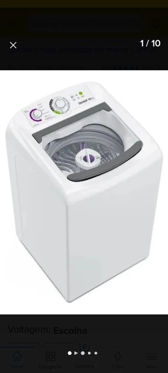 Máquina consul 12 kg interessado chamar no Zap *