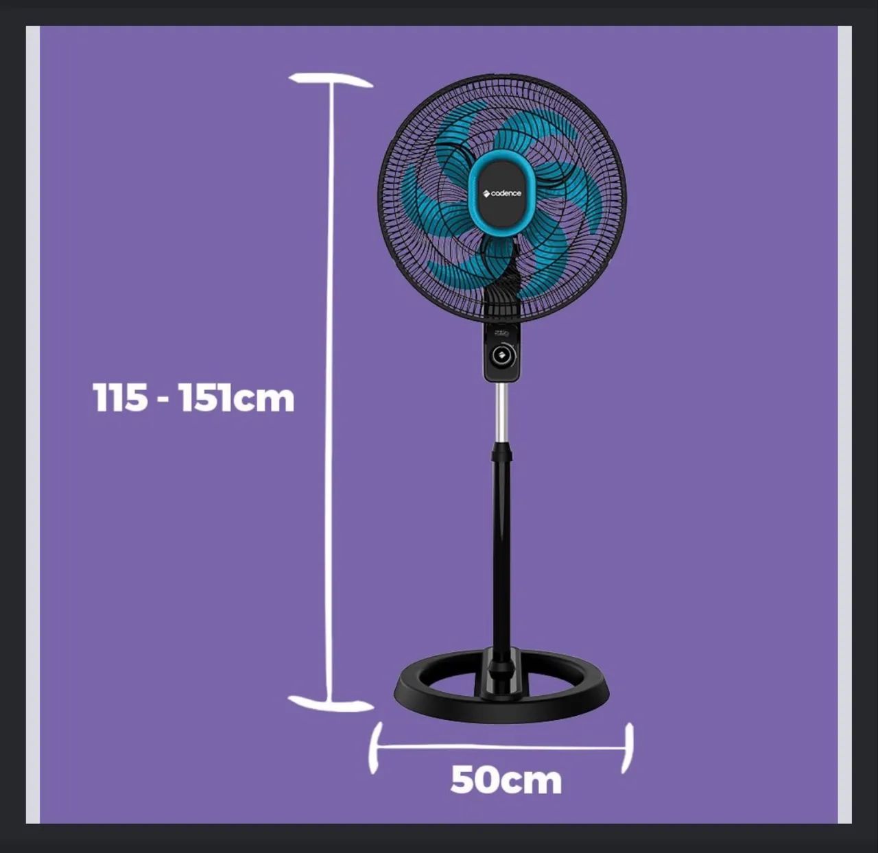 Cadence Ventilador Refresh Turbo Pro Coluna - Foto 5