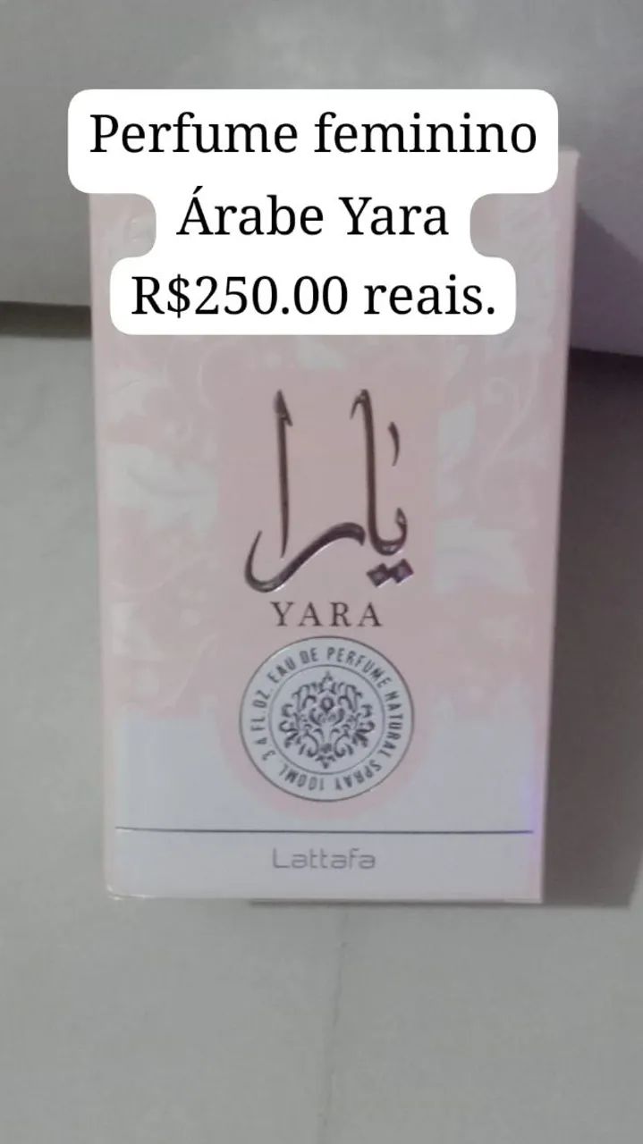 Perfume feminino Árabe Yara 100ml 