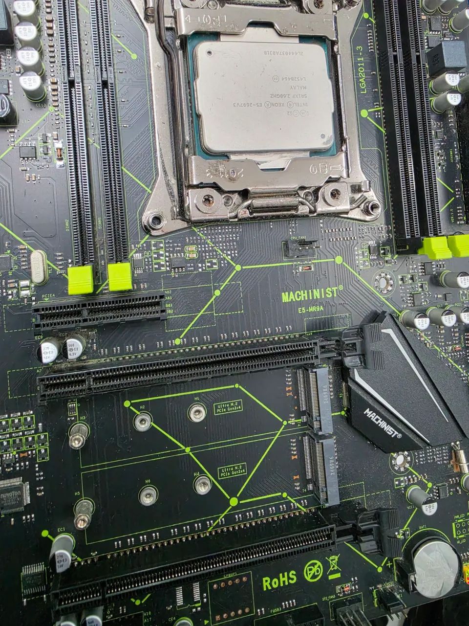 Placa mãe xeon MR9A e Processador 2697v3 - Foto 5