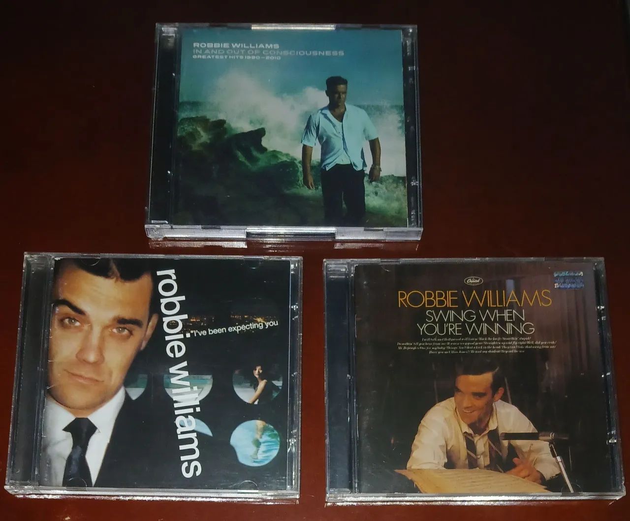 *PROMOÇÃO ATÉ 31/10* Cds Robbie Williams (Lote 1 Cd Duplo + 2 Cds Simples)