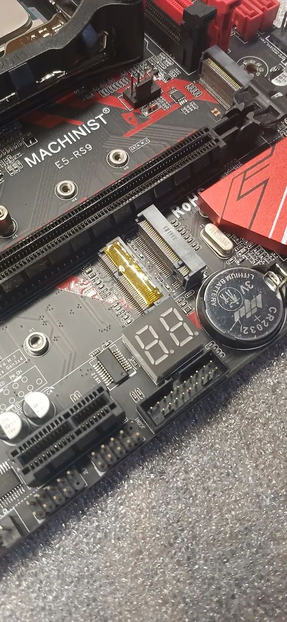 Kit Xeon 2680 V4 + Placa Mae Machinist Rs9 com painel debug - Foto 3