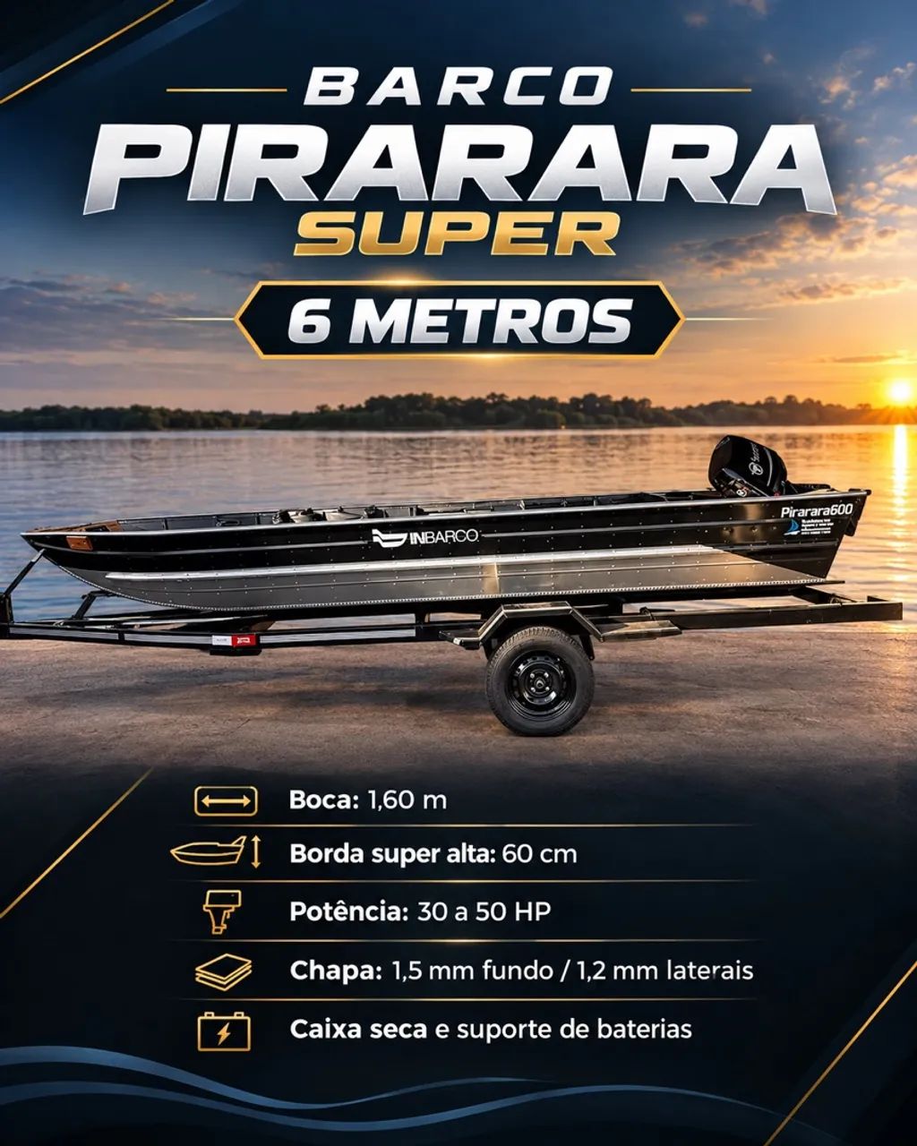 Barcos por encomenda boca 160