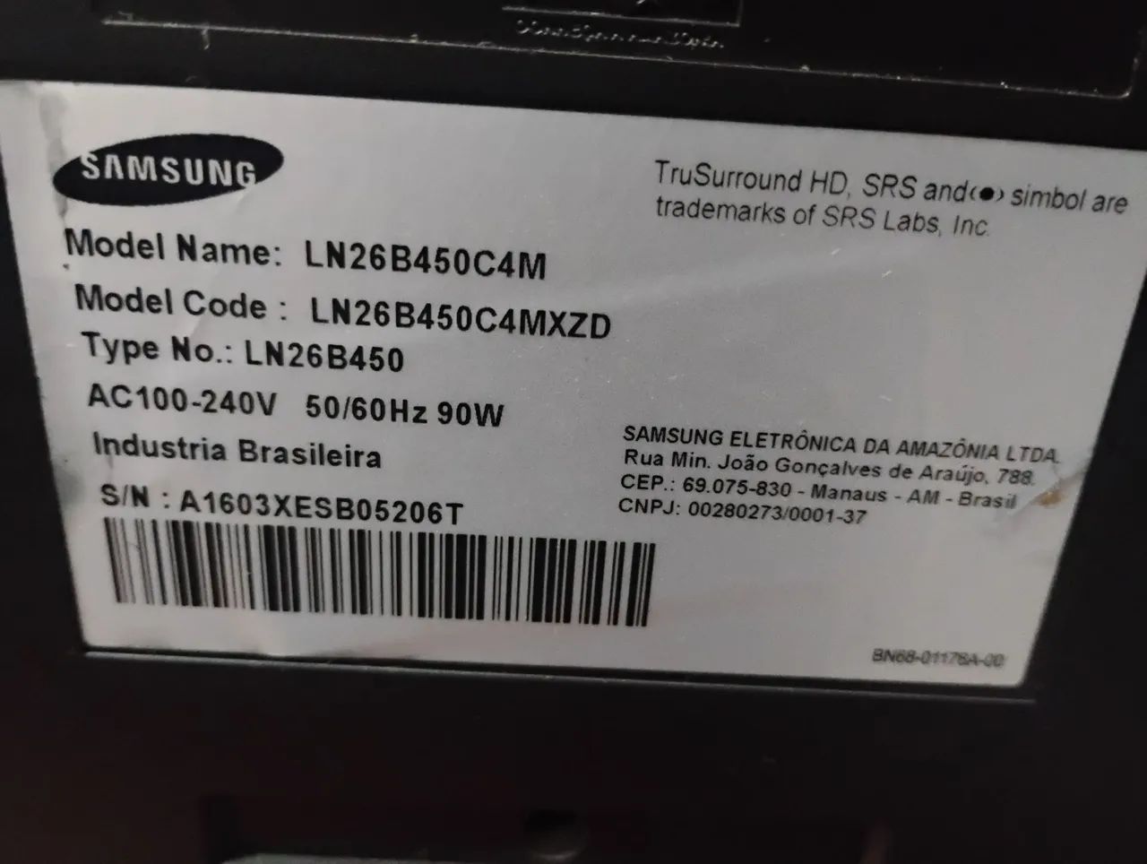 Televisão Samsung de 26 polegadas  - Foto 5