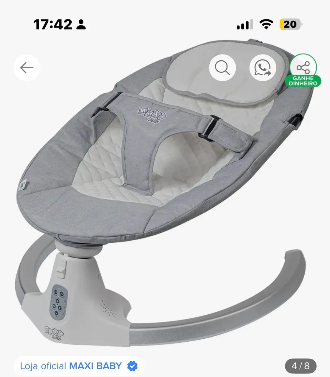 Cadeirinha de balanço para bb - Foto 5