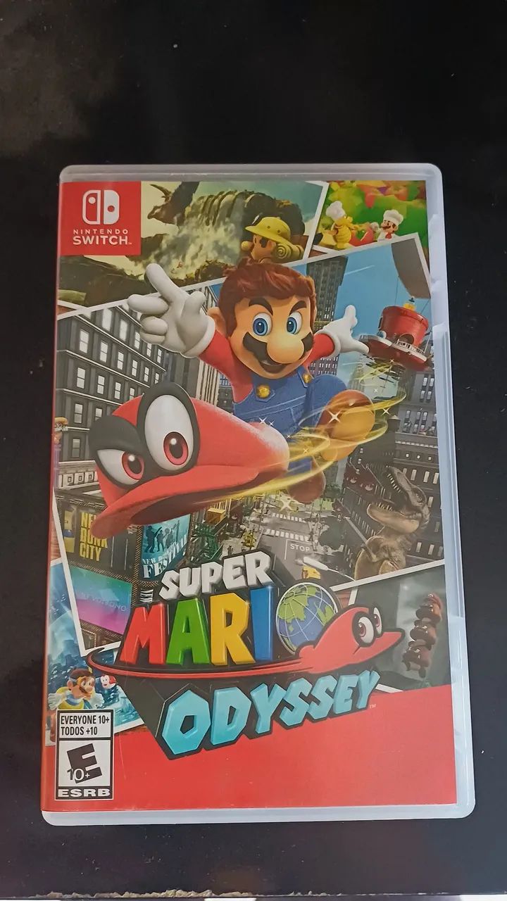 Jogo  Super Mario Odyssey Nintendo Switch Mídia física Seminovo - Foto 2