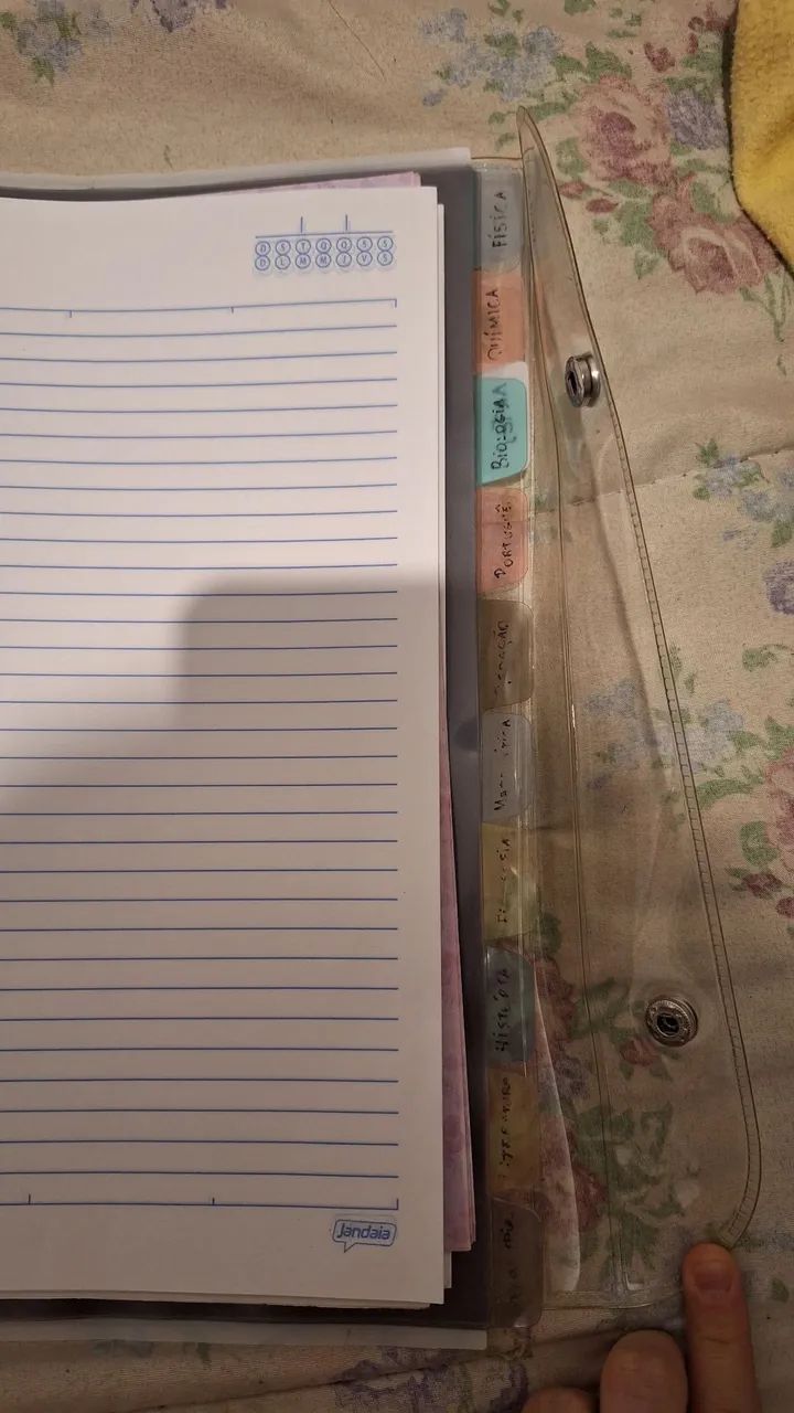 Fichario Kalunga transparente  - Foto 3