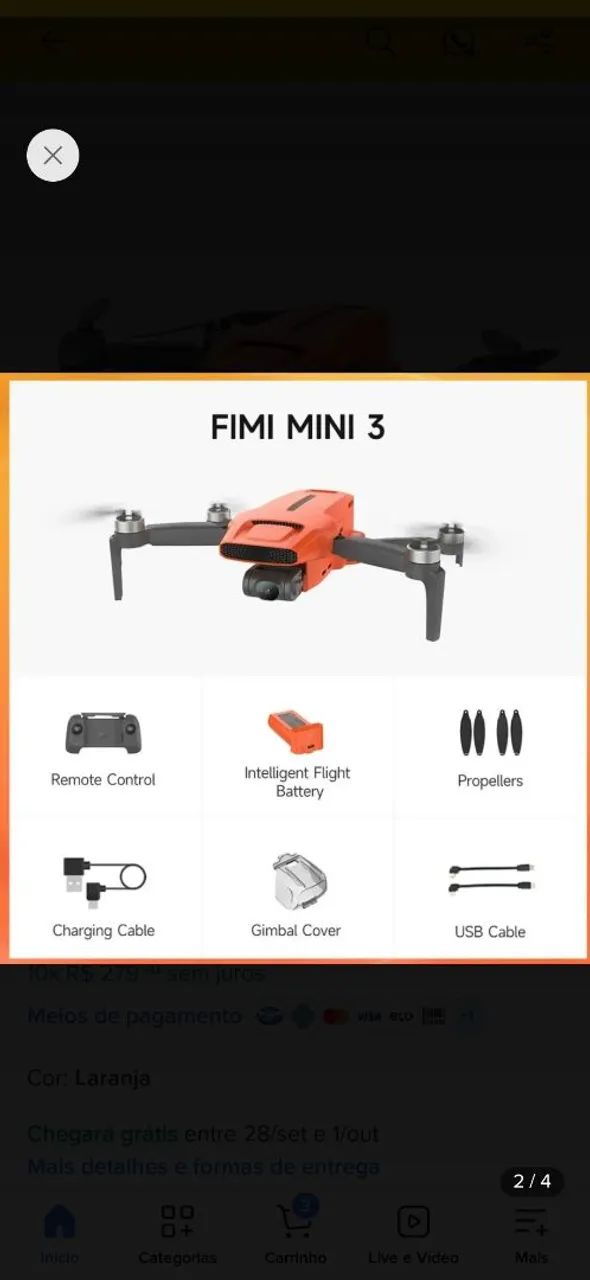 Drone fini mini 3 - Foto 3