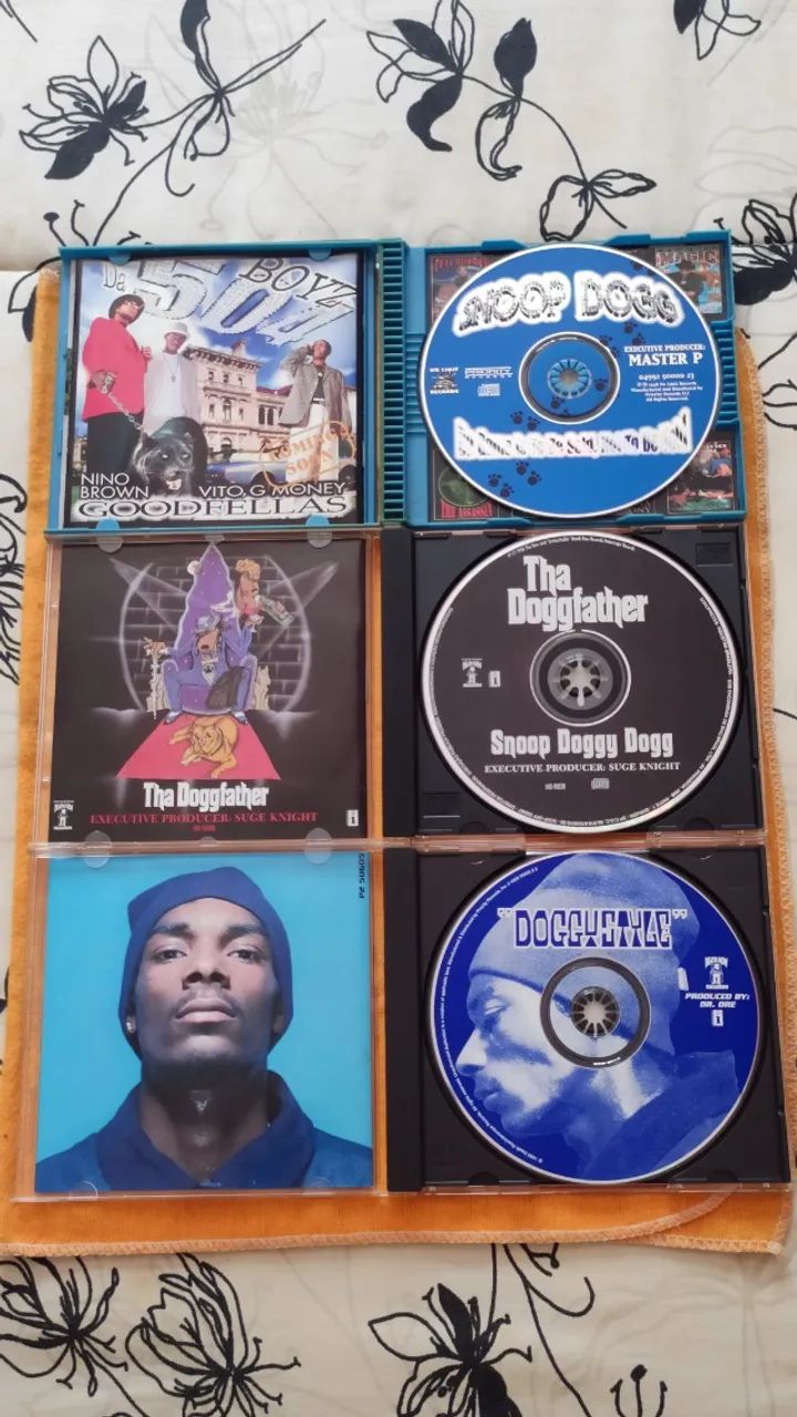 Coleção Snoopy Doggy Dogg 03 CDs Death Row No Limit Records Anos