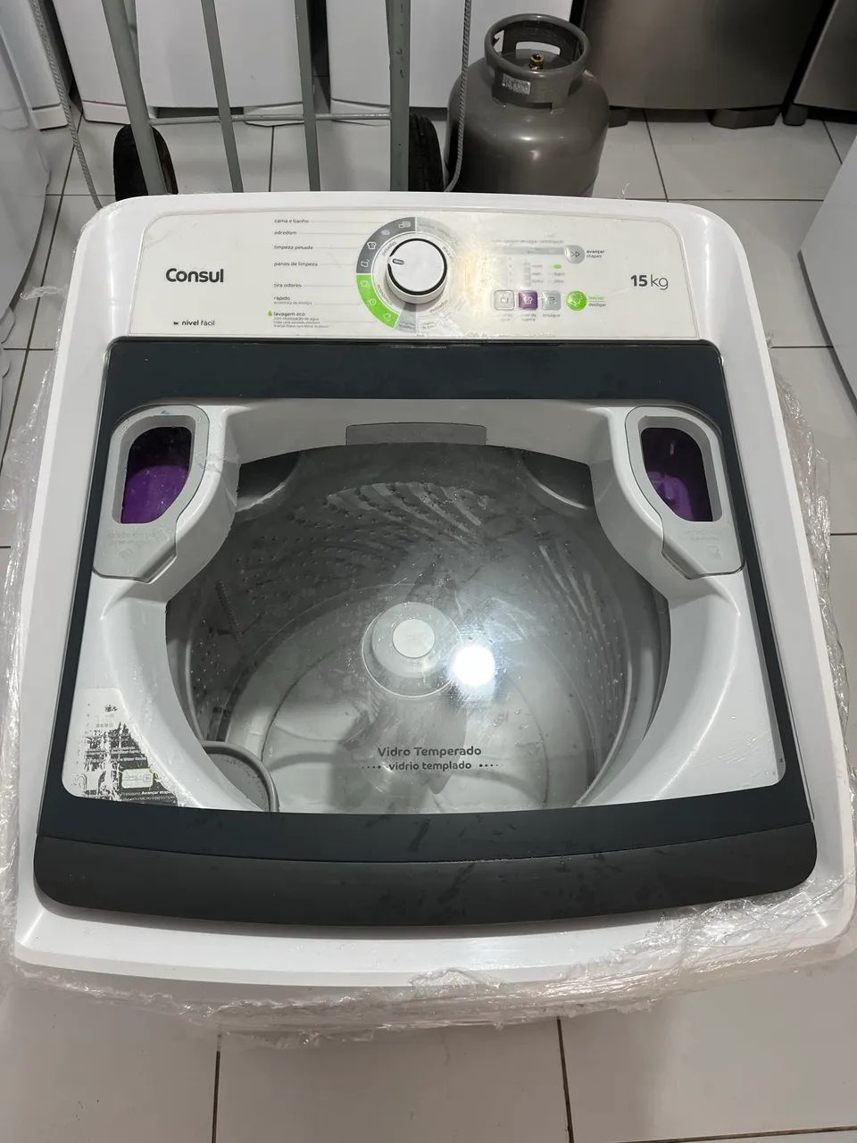 Máquina de lavar estado de zero ainda no plástico  - Foto 3