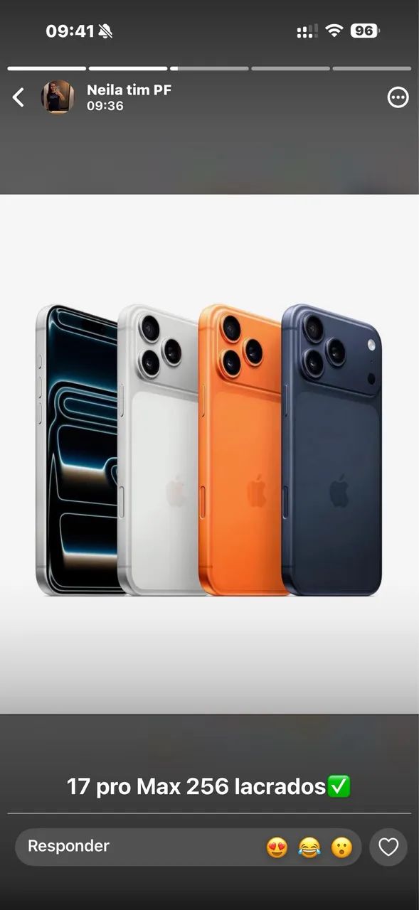 iPhone 17 Pro Max 256GB + FONE S/ FIO DE BRINDE - Foto 3