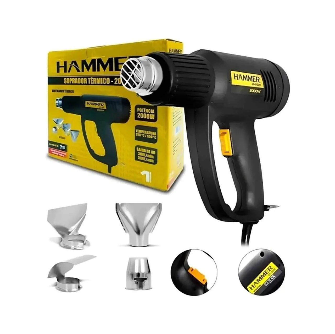 Soprador Térmico 1900w (Garantia e NF)