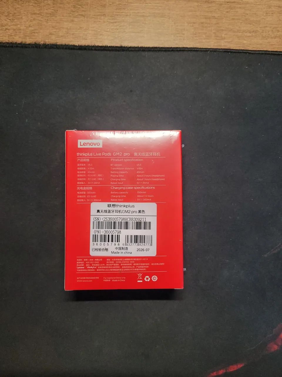 Fone Bluetooth Lenovo GM2 PRO Thinkplus - Foto 2